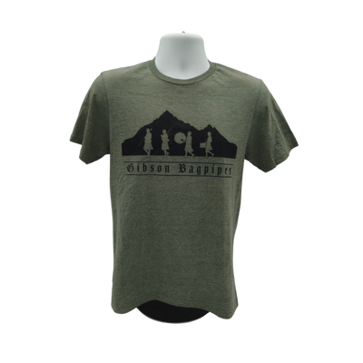 Gibson Pipe Band T-Shirt - Green