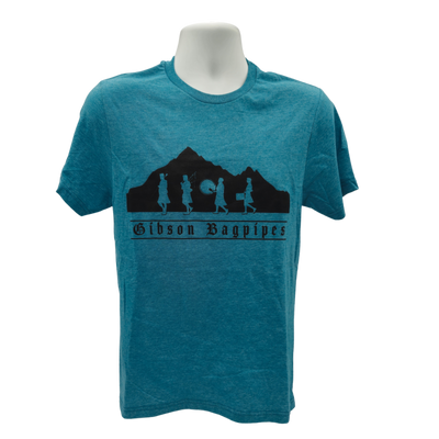 Gibson Pipe Band T-Shirt - Blue