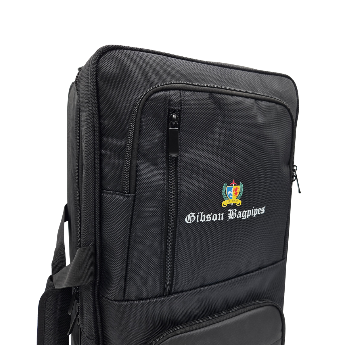 Gibson Pipe Case front logo and exterior detail