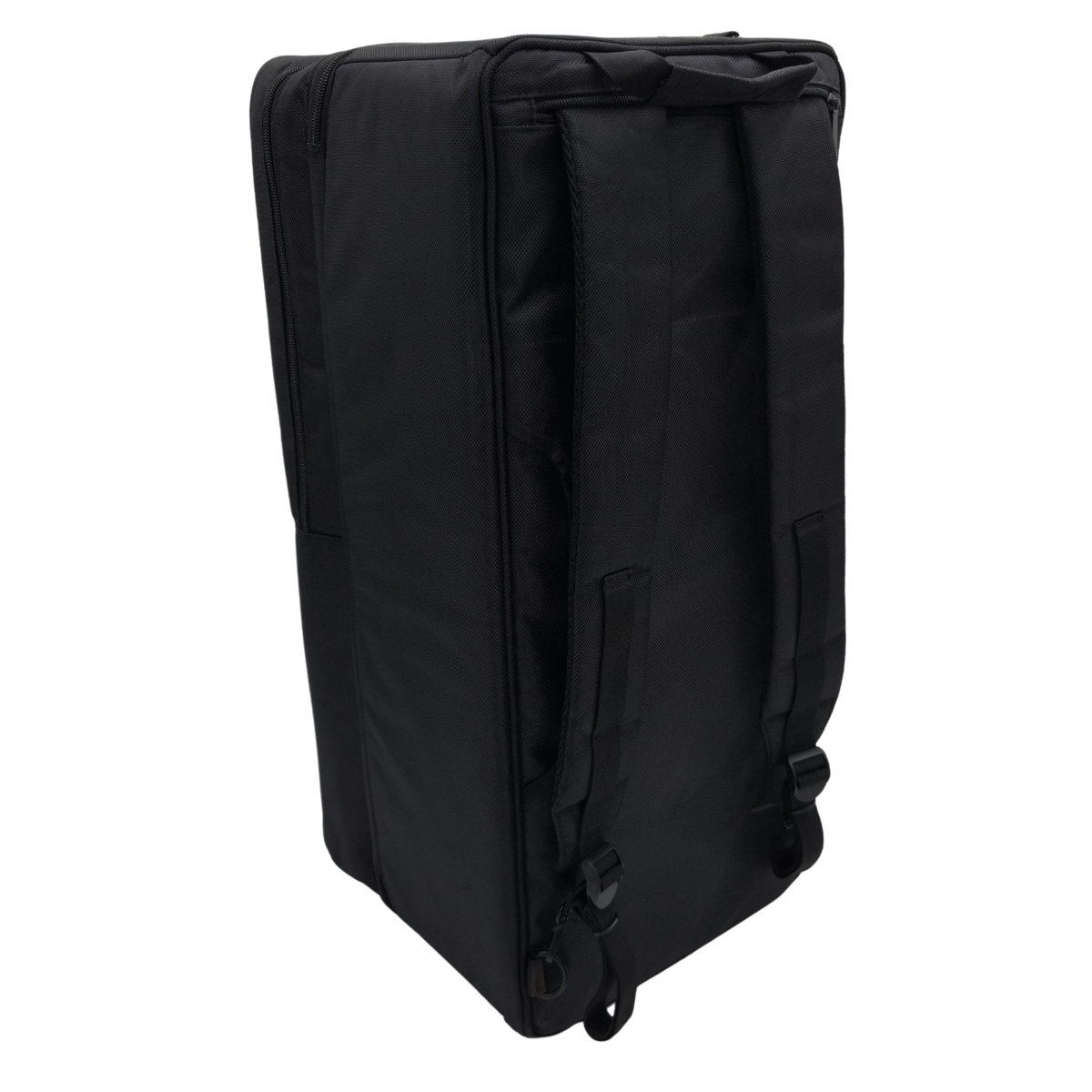 Gibson Pipe Case rear view with stowable backpack straps